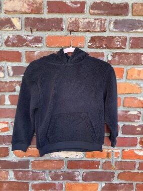 NWT Cat & Jack Black Sherpa Hoodie